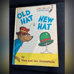 Old Hat New Hat By‎ Stan and Jan Berenstain Vintage Childrens Hardback Book 1970